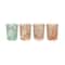 Hello Honey® Round Varied Multicolor Drinking Glass Set